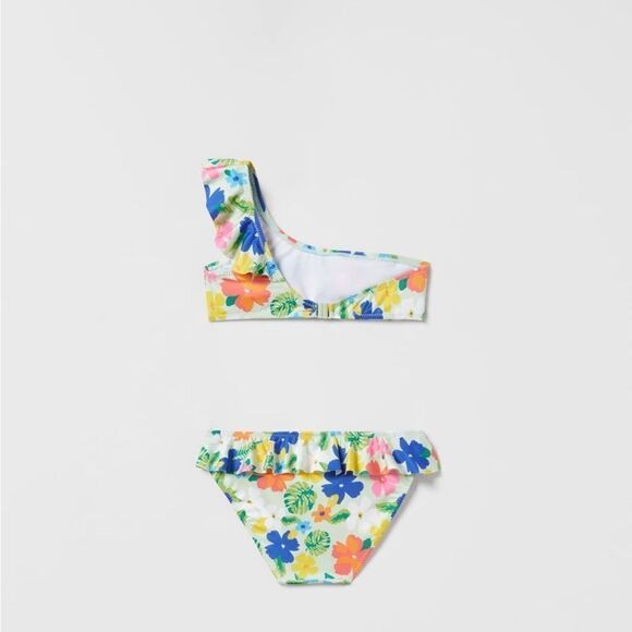 Zara KIDS/ FLORAL BIKINI size 11-12 - Picture 2 of 6